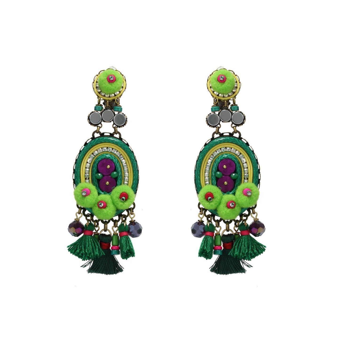 Wholesale Bohemian Tassel Handmade Drop Earrings Custom Bijoux