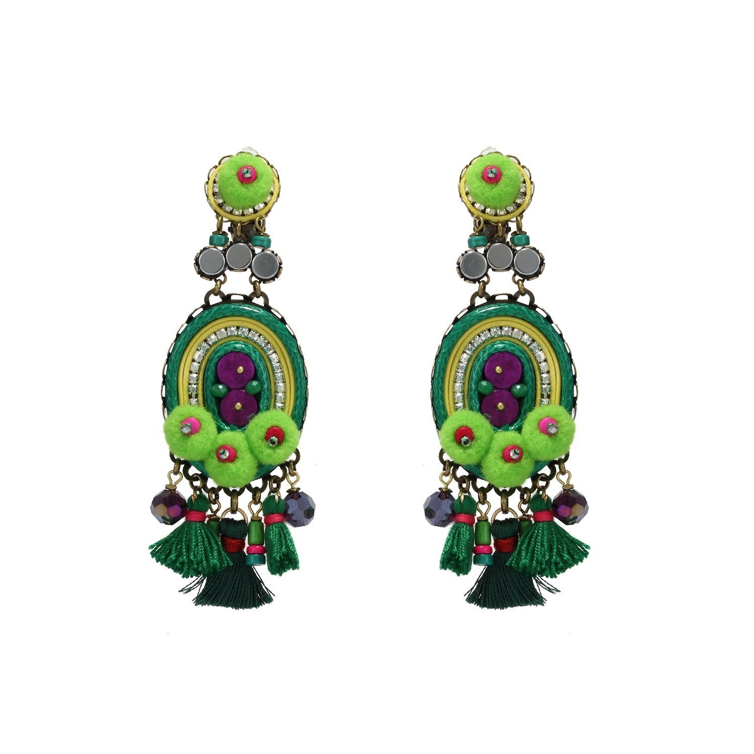 Wholesale Bohemian Tassel Handmade Drop Earrings Custom Bijoux