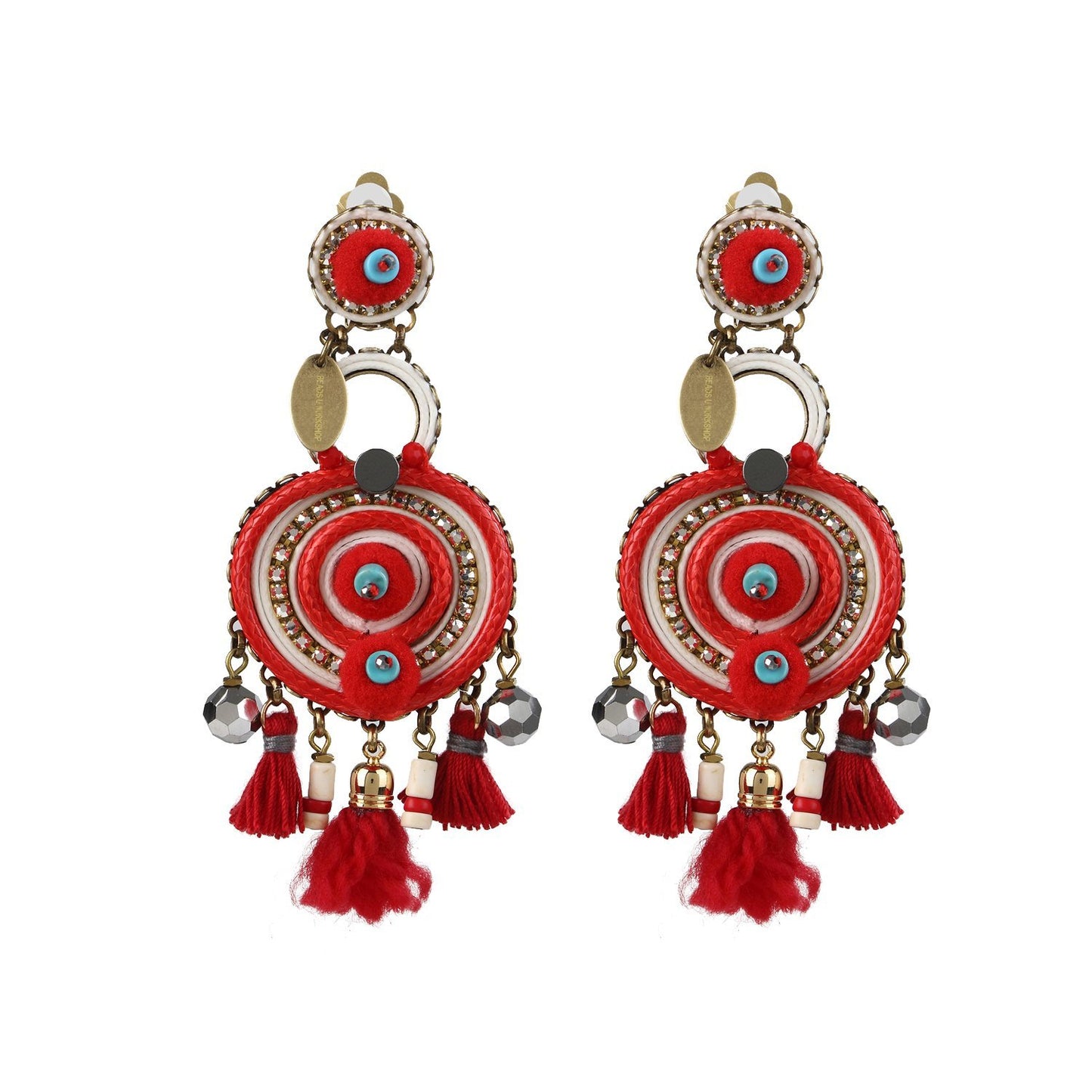 Wholesale Boho Tribal Statement Handmade Drop Earrings Roaring Twenties Jewelry Custom Bijoux