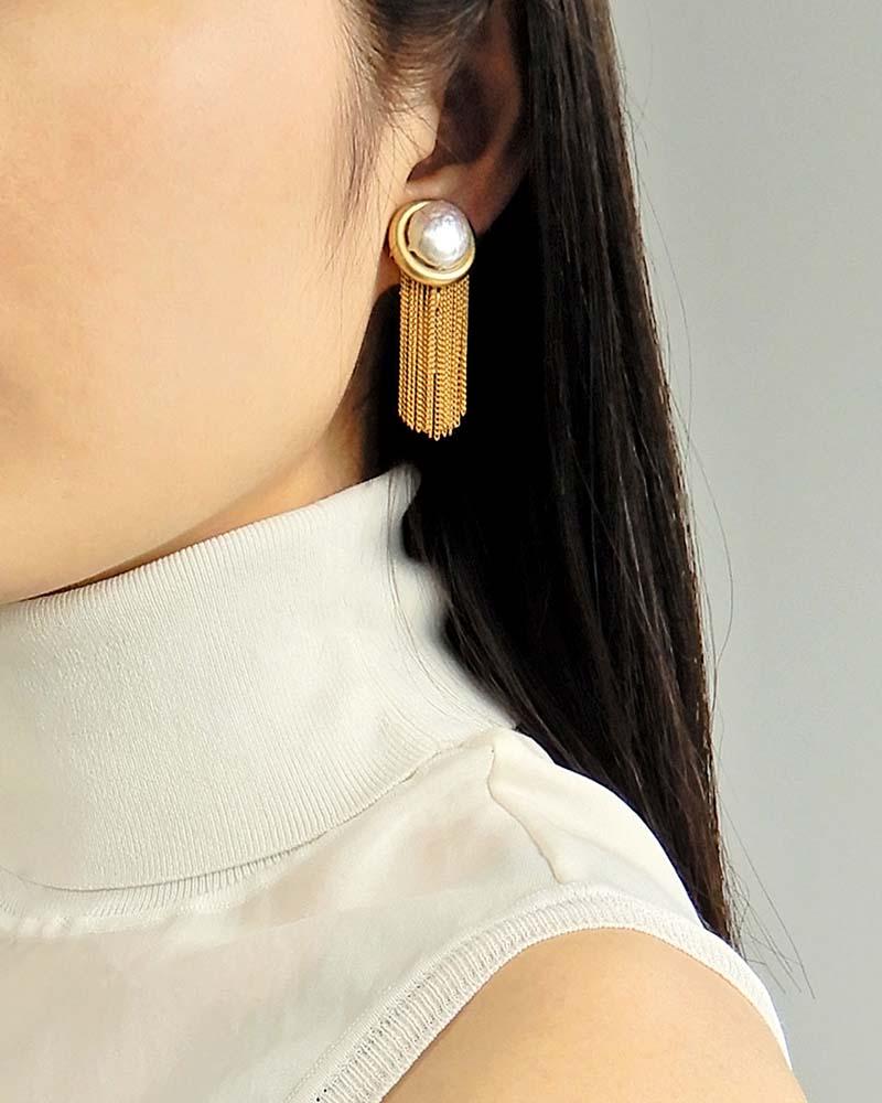 Wholesale Burgundy Statement Earrings