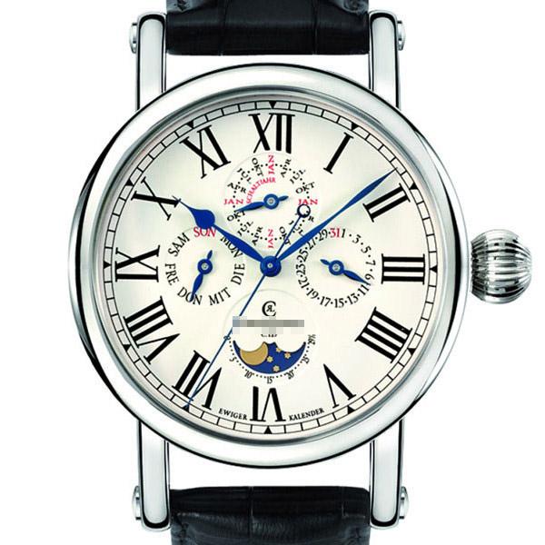 Wholesale Online Shop Funky Customize Men's 18k White Gold Automatic Watches CH1721W