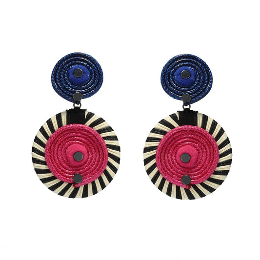 Wholesale Guanajuato Marine Handmade Chunky Hoop Earrings Custom Bijoux