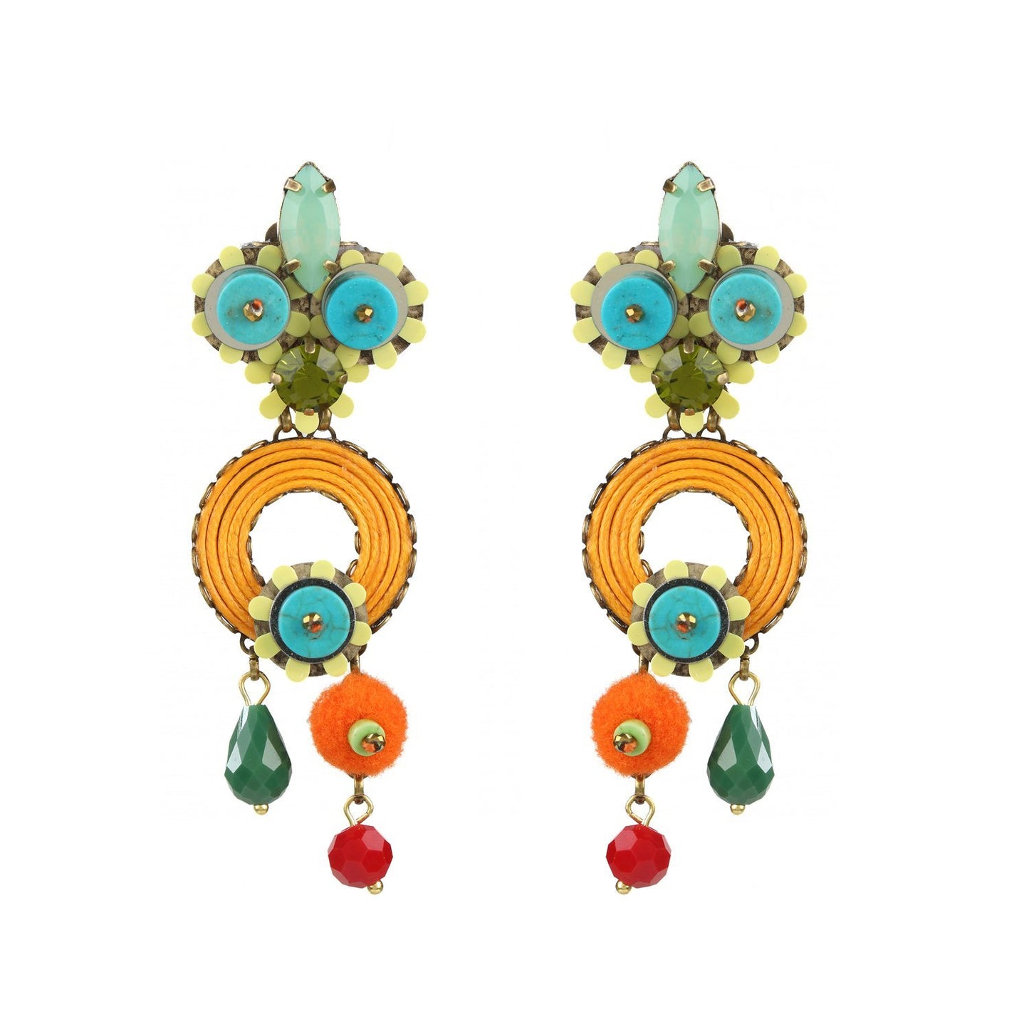 Wholesale Heart Statement Earrings