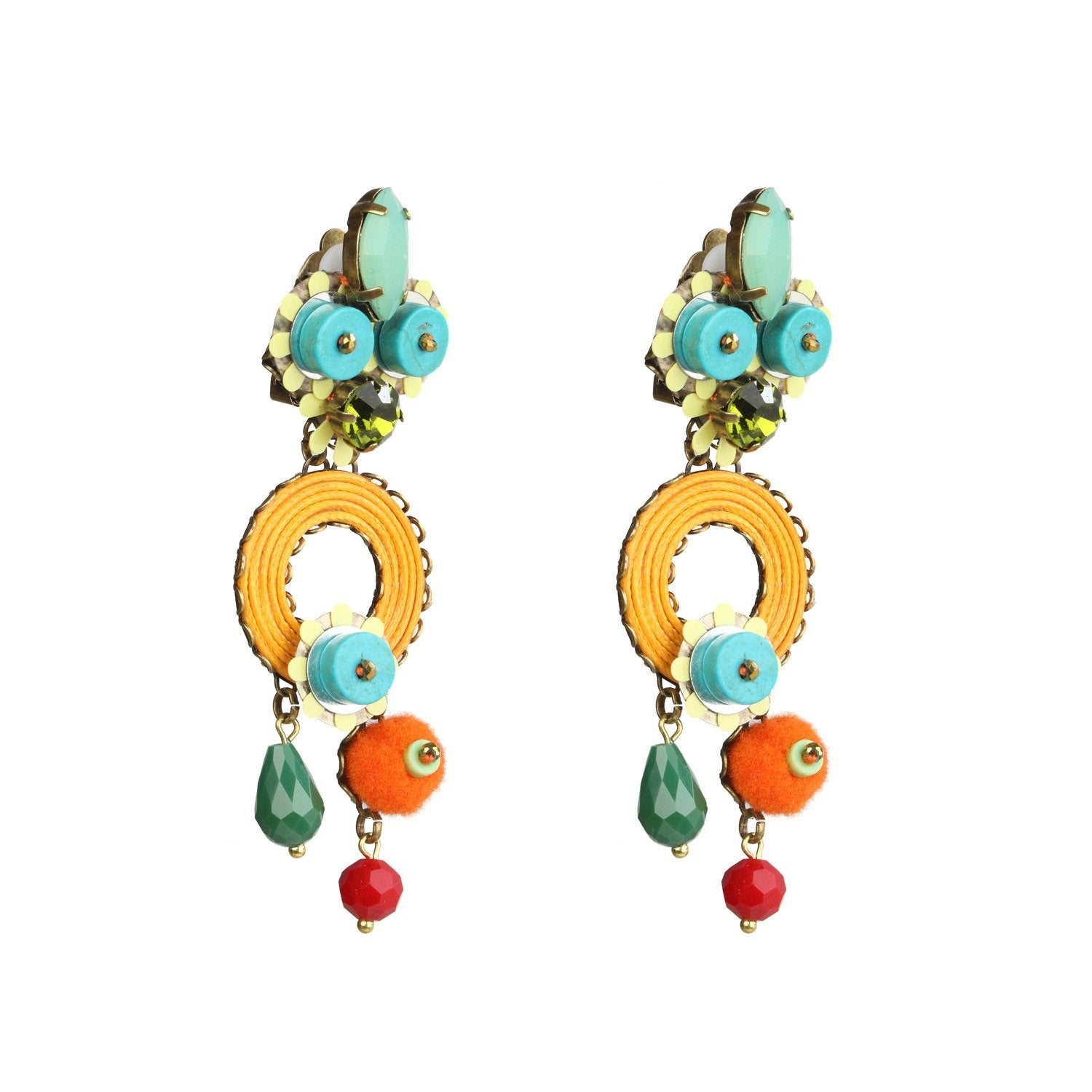 Wholesale Royal Blue Statement Earrings