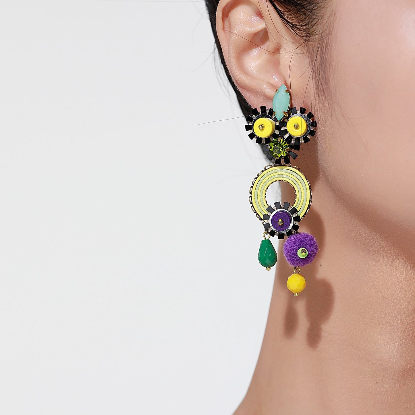 Wholesale Floral Statement Earrings
