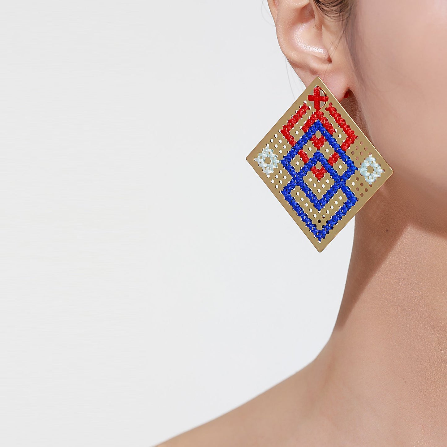 Wholesale Statement Cross Earrings