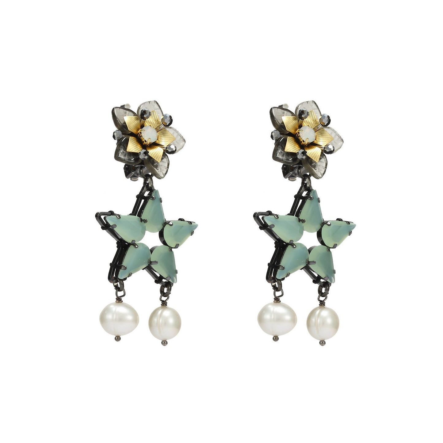 Custom Handmade Peach Earrings