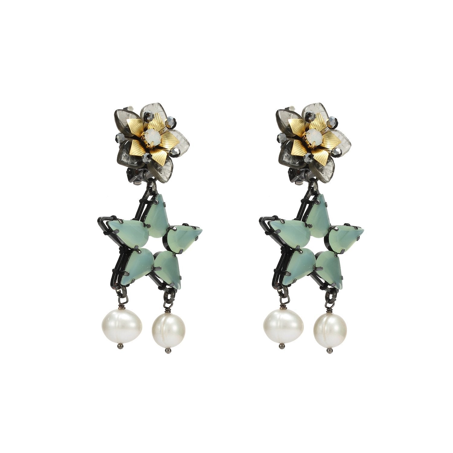 Custom Handmade Peach Earrings