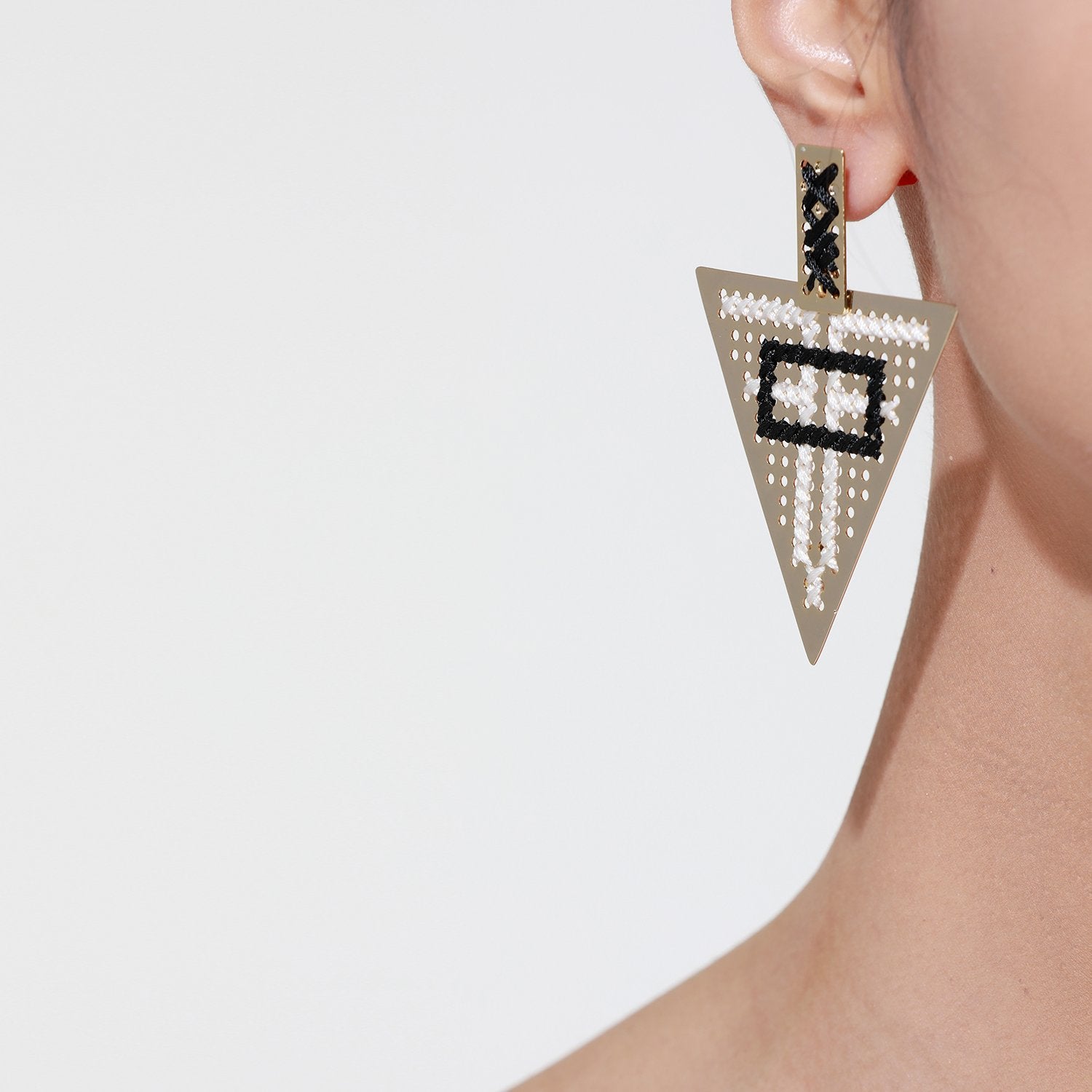 Wholesale Circle Statement Earrings