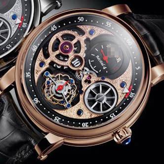 Wholesale Net Shop Swiss Fashion Men's 18k Rose Gold Automatic Watches Recital 4