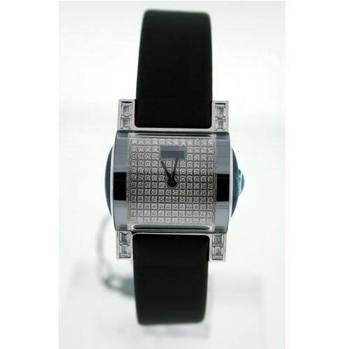 Wholesale Ladies 25mm x 32mm 18k White Gold with Diamonds Watches 