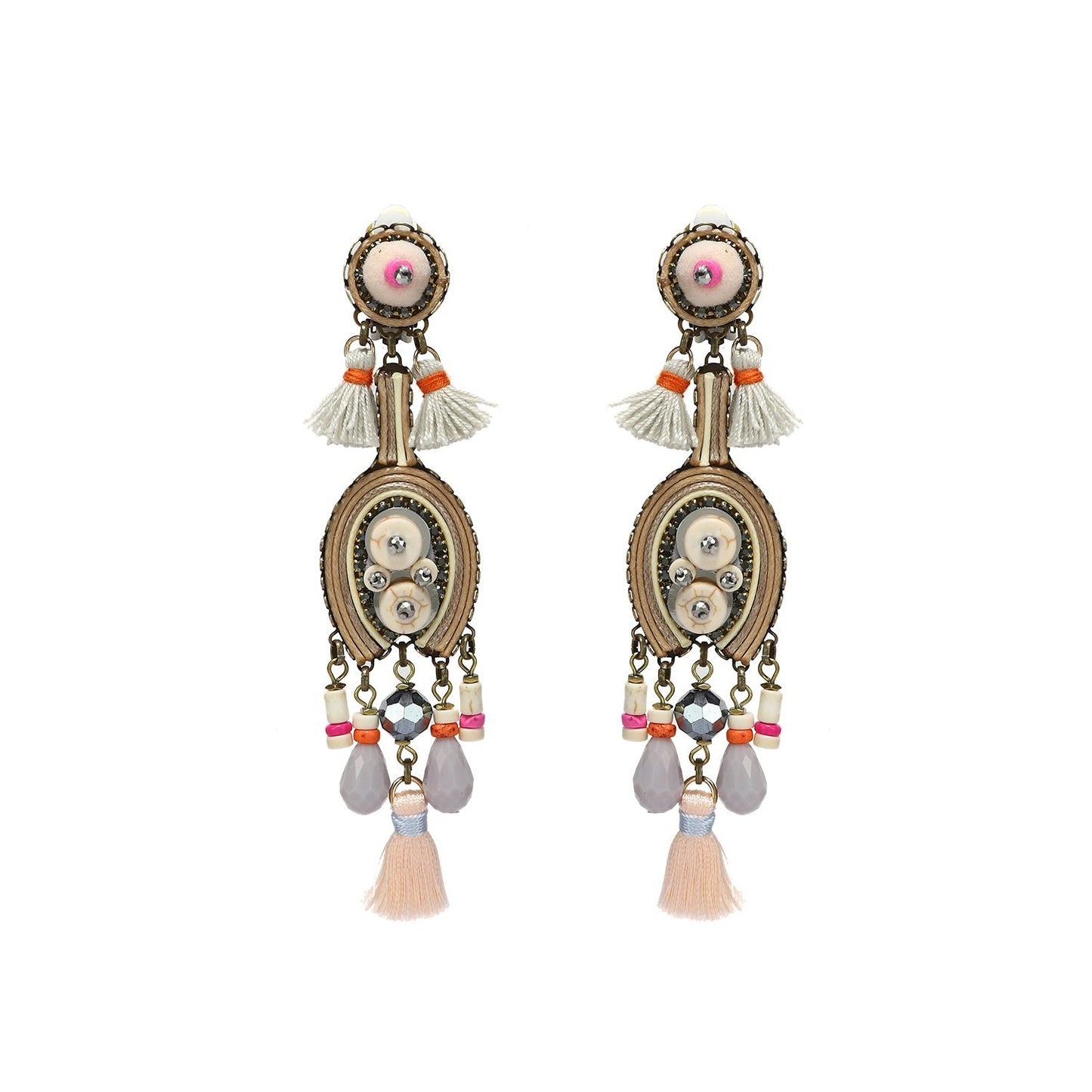 Wholesale Ethnic Statement Handmade Earrings Custom Bijoux