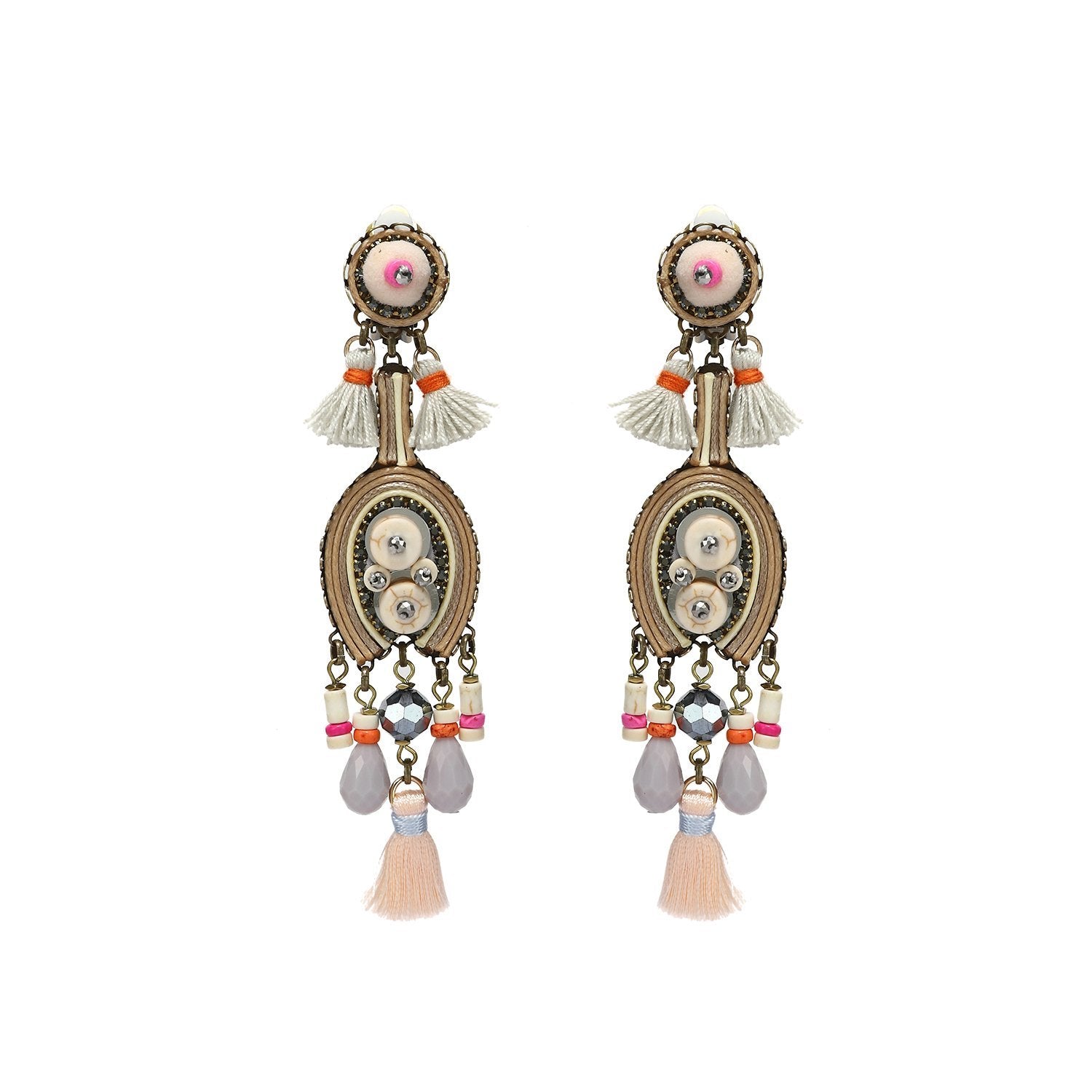 Wholesale Ethnic Statement Handmade Earrings Custom Bijoux
