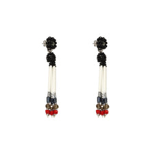 Load image into Gallery viewer, Wholesale Trendy Beaded Tassel Statement Handcrafted Earrings