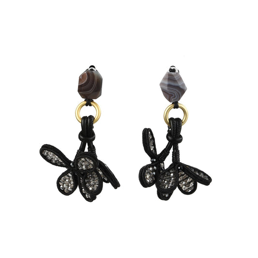 Wholesale Persian Agate Handmade Drop Earrings Gothic Jewellery Custom Bijoux