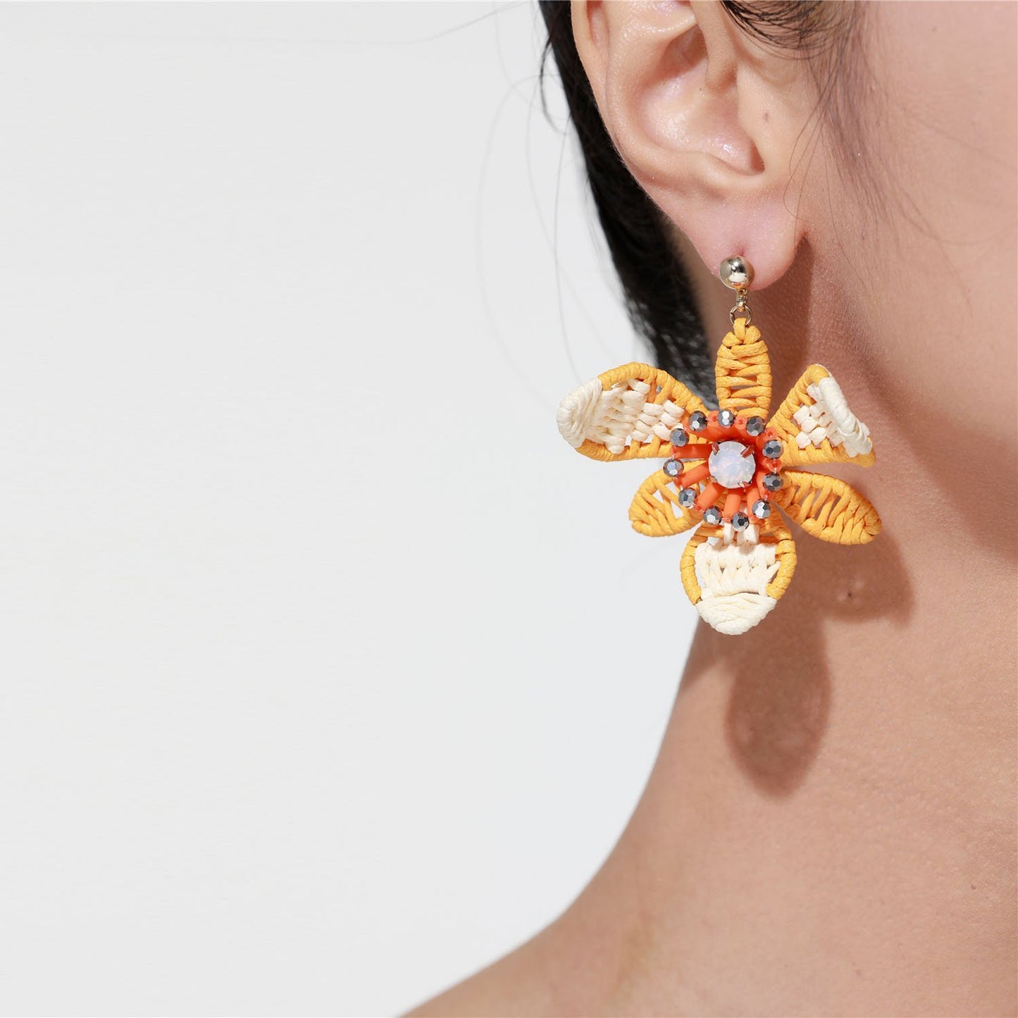 Wholesale Baby Blue Statement Earrings