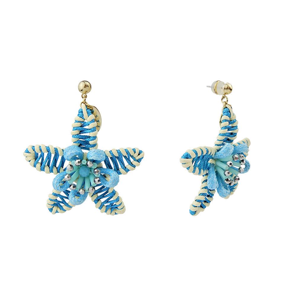 Wholesale Aqua Statement Earrings