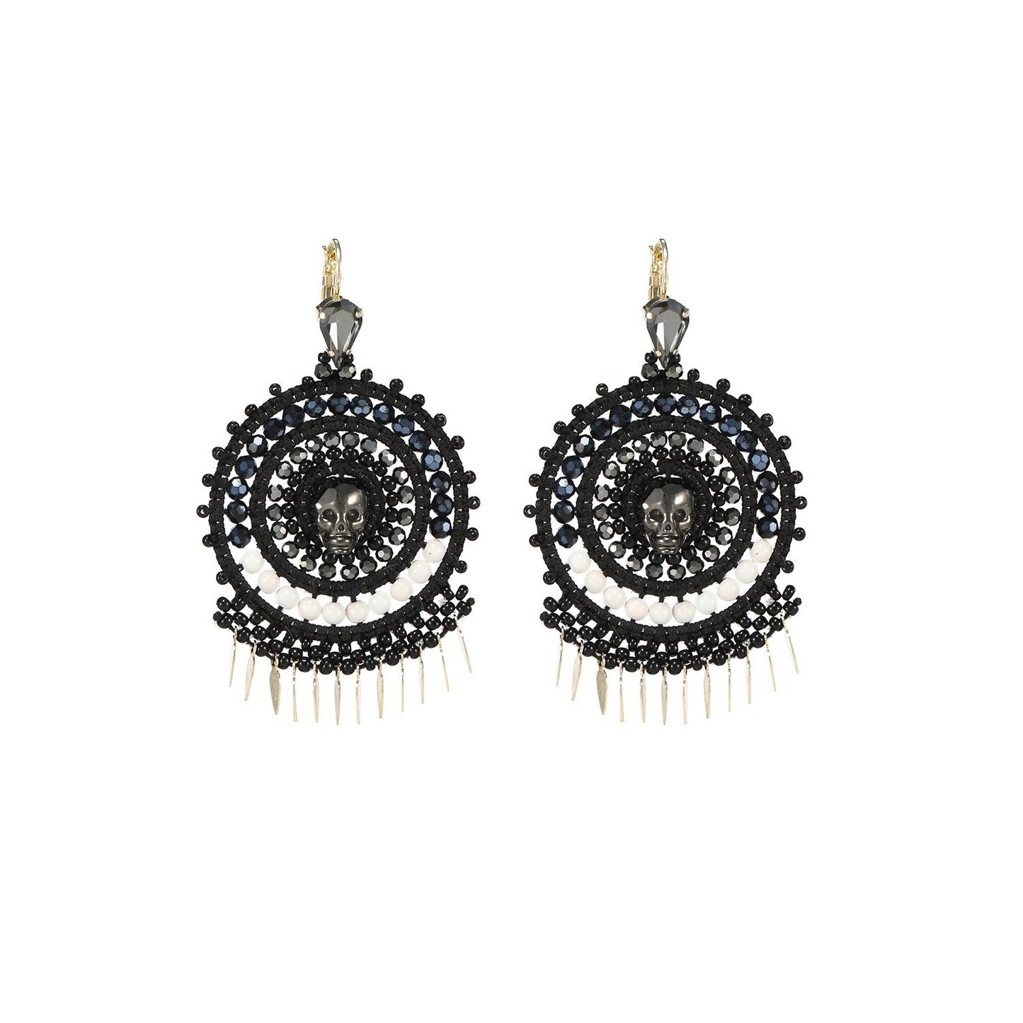 Wholesale Gothic Statement Dangling Handmade Earrings Custom Bijoux