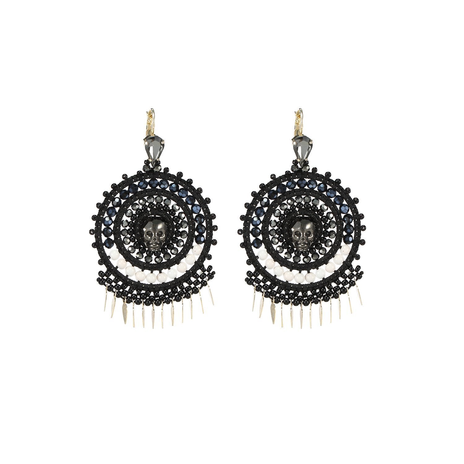 Wholesale Gothic Statement Dangling Handmade Earrings Custom Bijoux