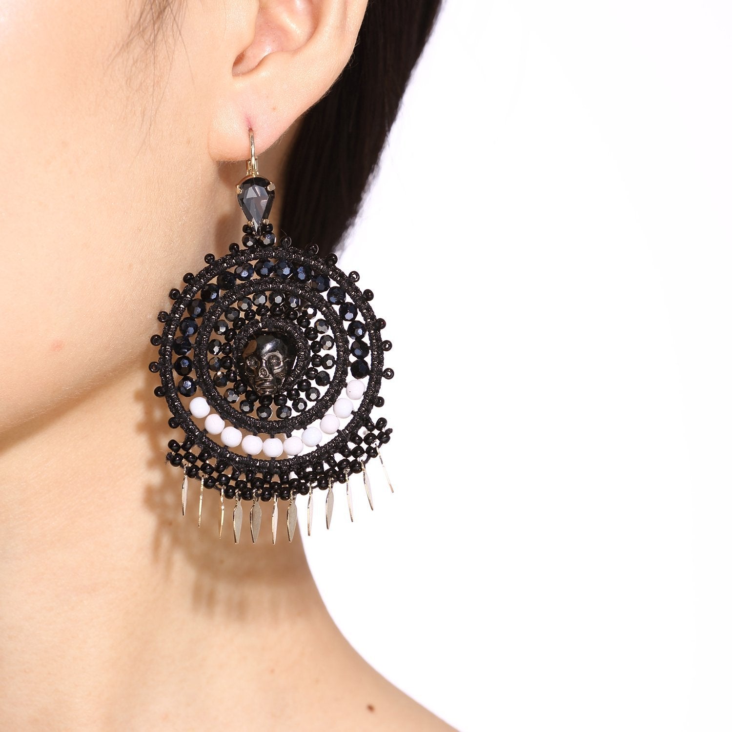 Custom Gothic Statement Dangling Handmade Earrings