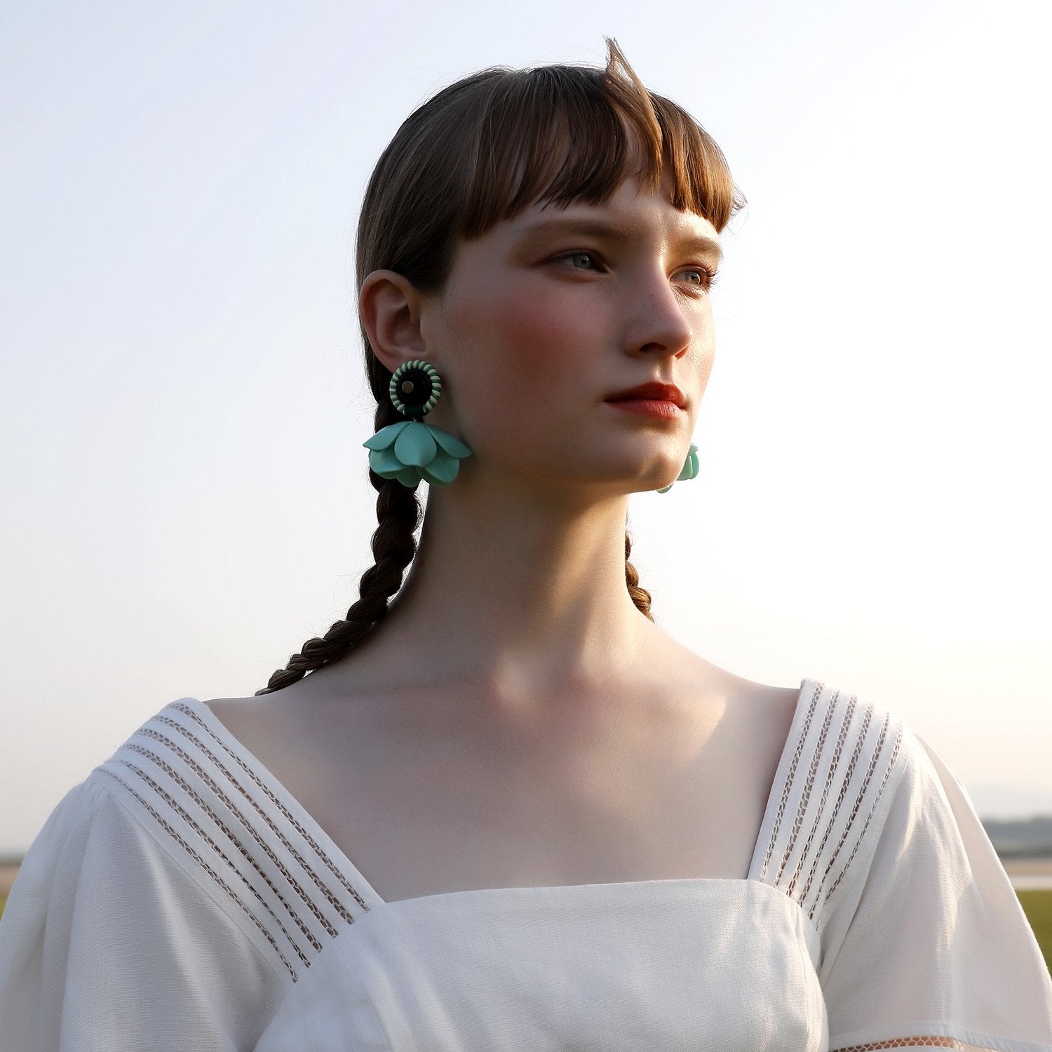 Wholesale Handcrafted Yellow Earrings Bijoux