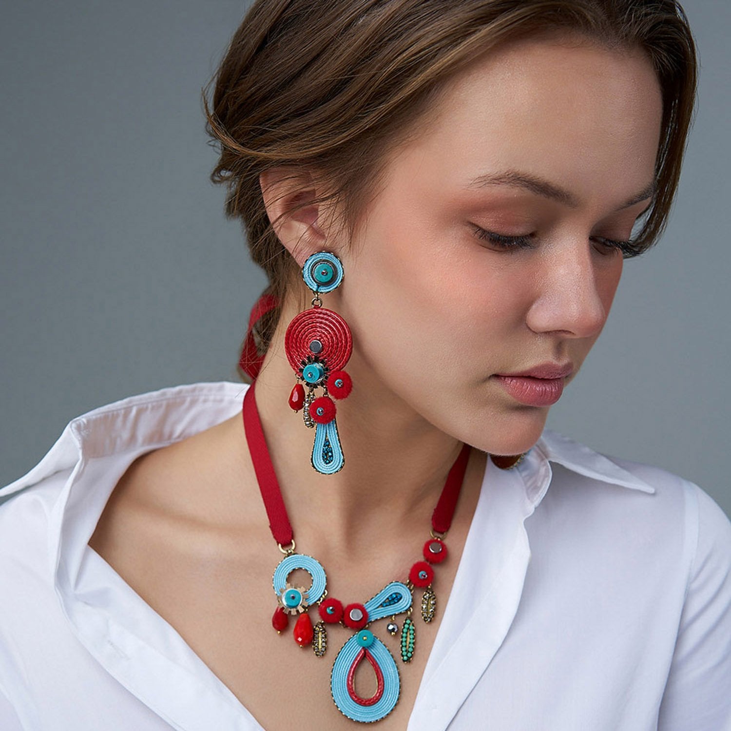 Custom Dangle Statement Handmade Drop Earrings