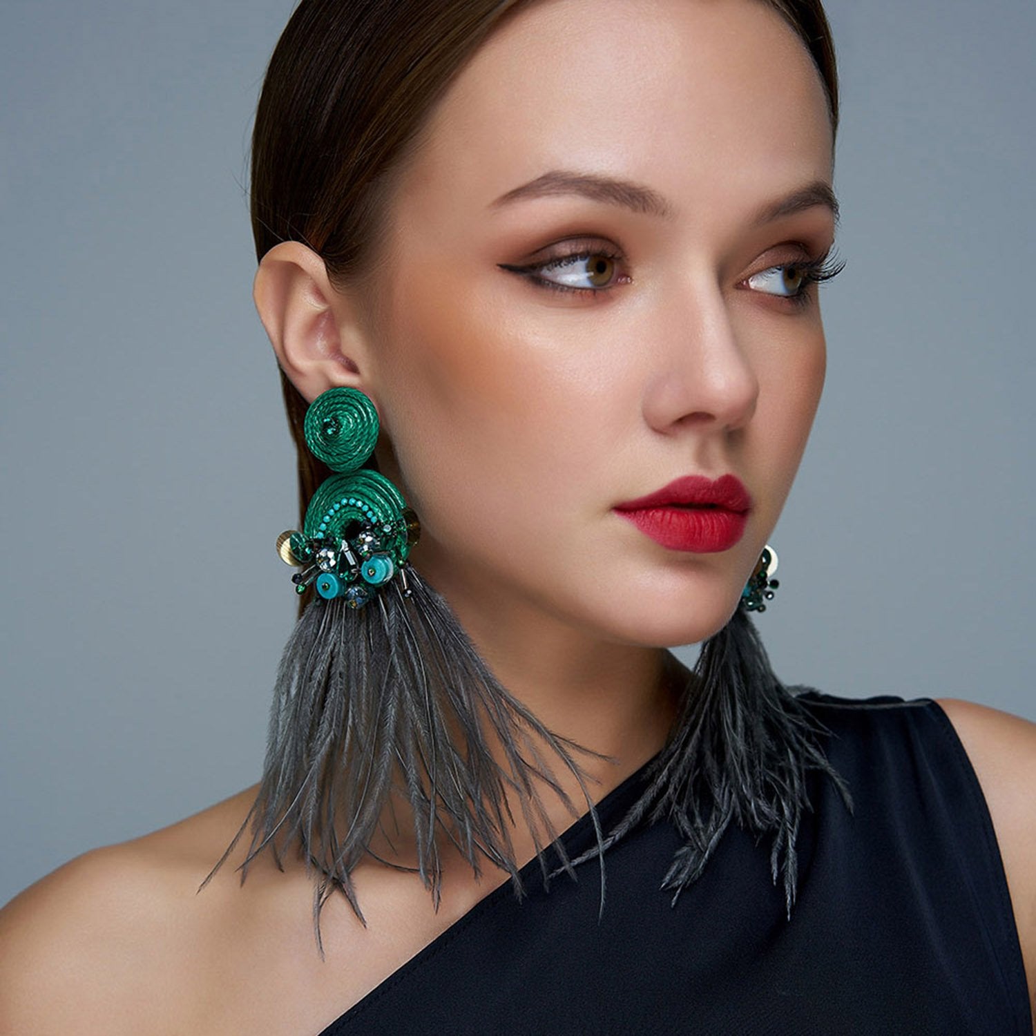 Custom Handmade Long Earrings