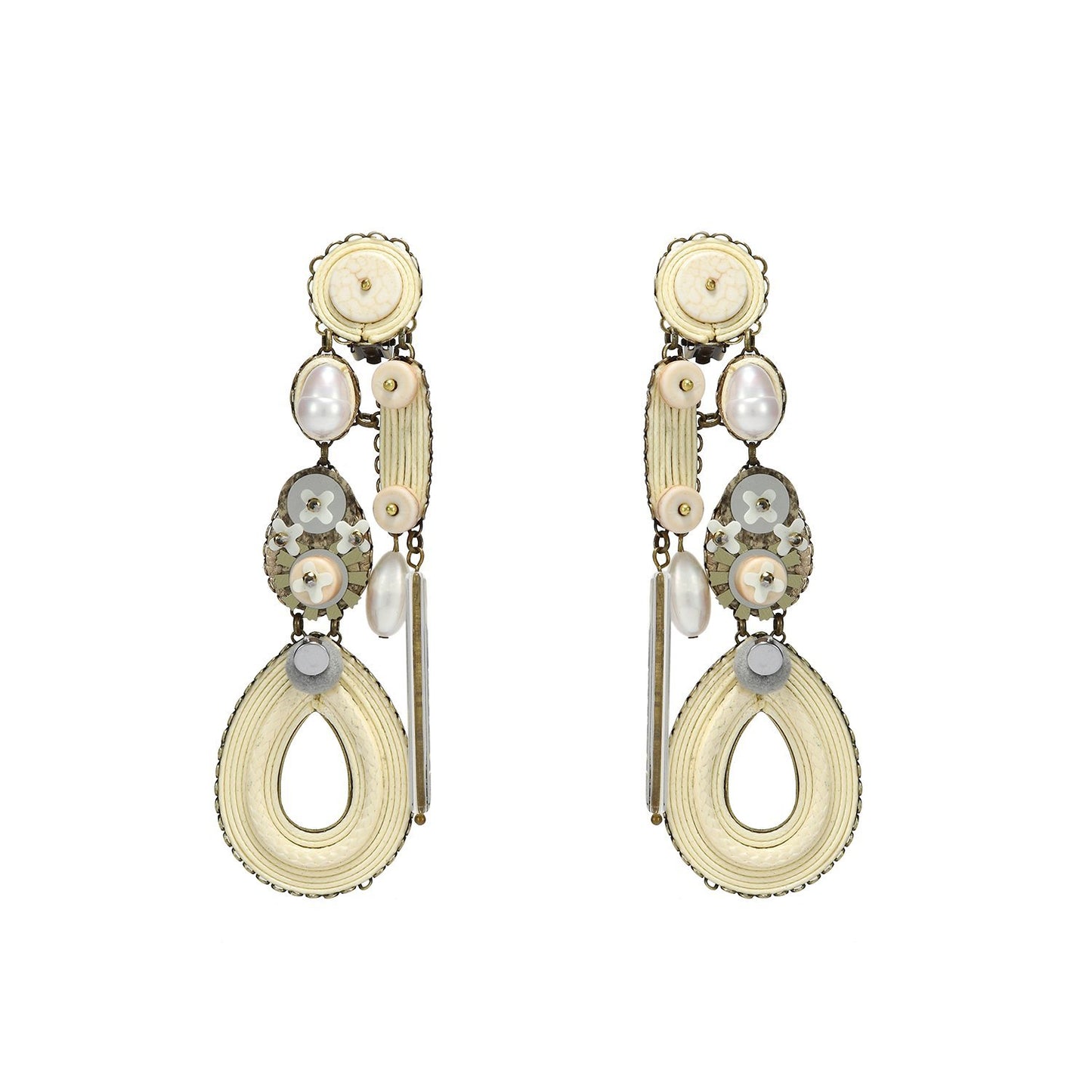 Wholesale Unique Statement Handmade Hoop Earrings Custom Bijoux