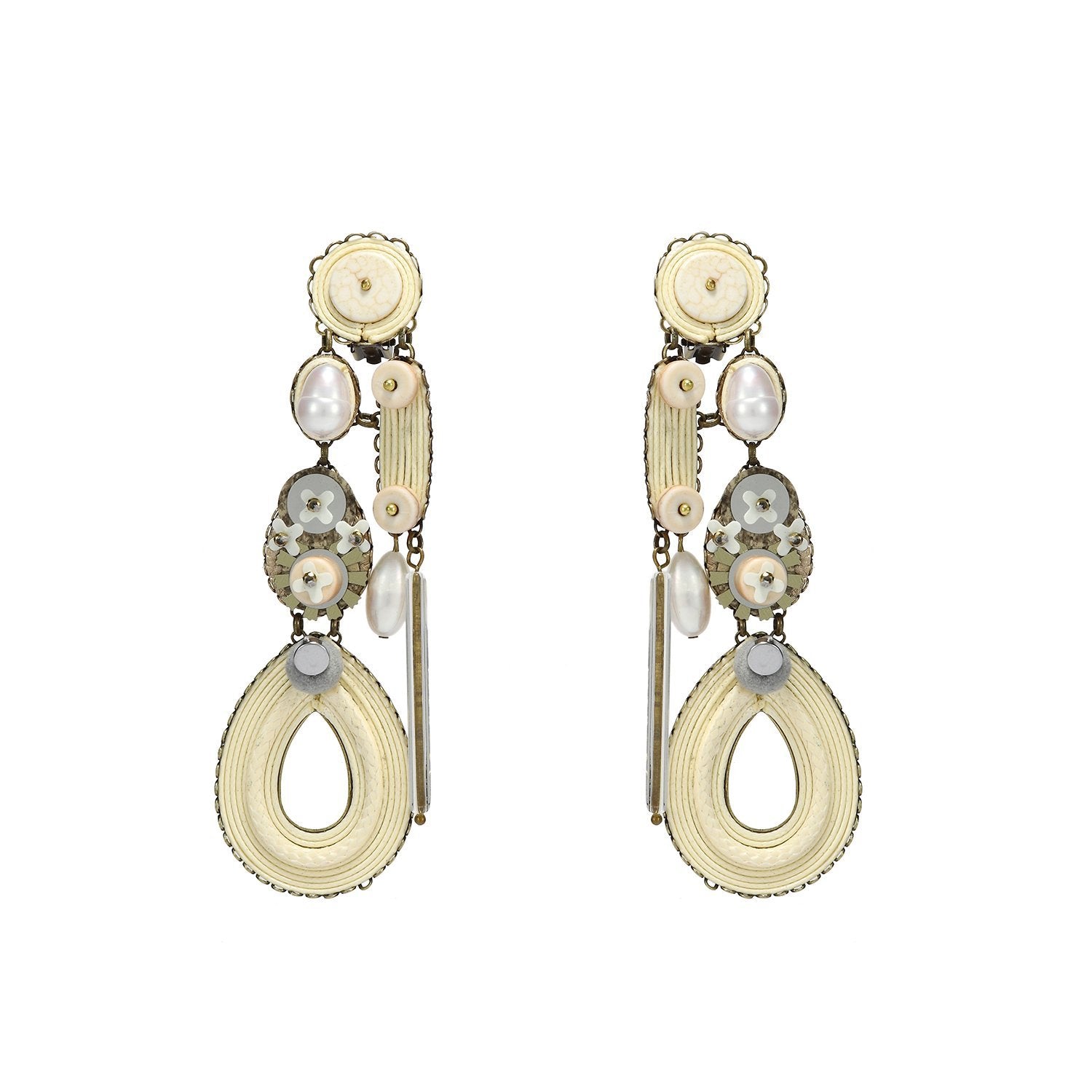 Wholesale Unique Statement Handmade Hoop Earrings Custom Bijoux