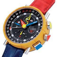 Wholesale Luxurious Designer Men's Stainless Steel with Alligator Skin Automatic Watches Krono B 2 Cuir Tricolor