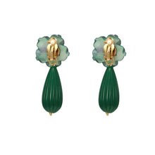 Load image into Gallery viewer, Discount Handmade Cute Drop Flower Statement Earrings