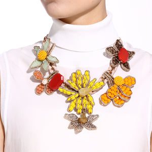 Custom Luxuries Floral Statement Handmade Necklace