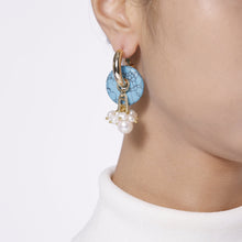 Load image into Gallery viewer, Turquoise Jewelry Wholesale Manufacturers Wholesale Asymmetrical Dangle Earrings