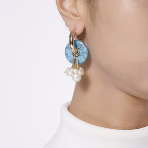 Turquoise Jewelry Wholesale Manufacturers Wholesale Asymmetrical Dangle Earrings
