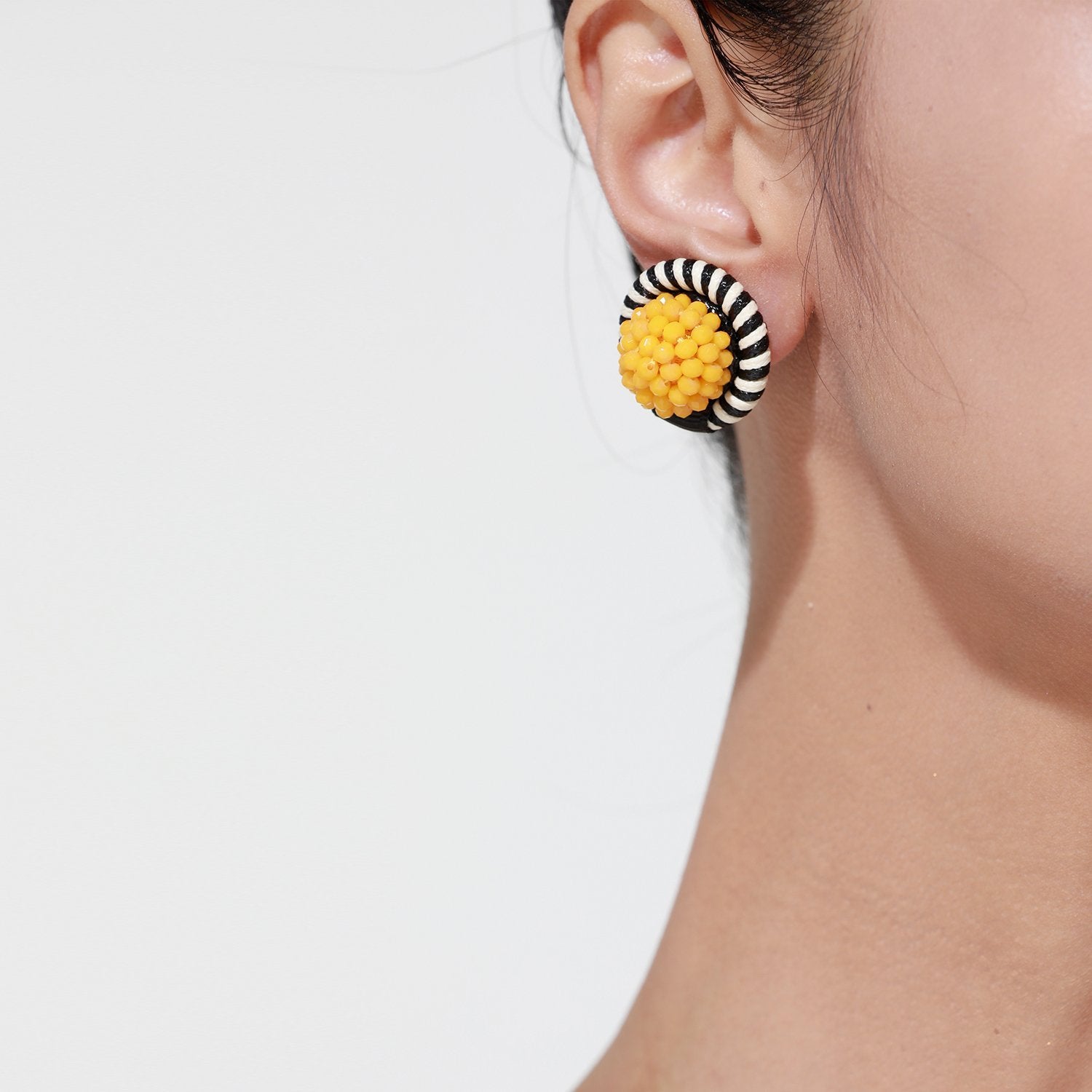 Custom Rhinestone Statement Earrings