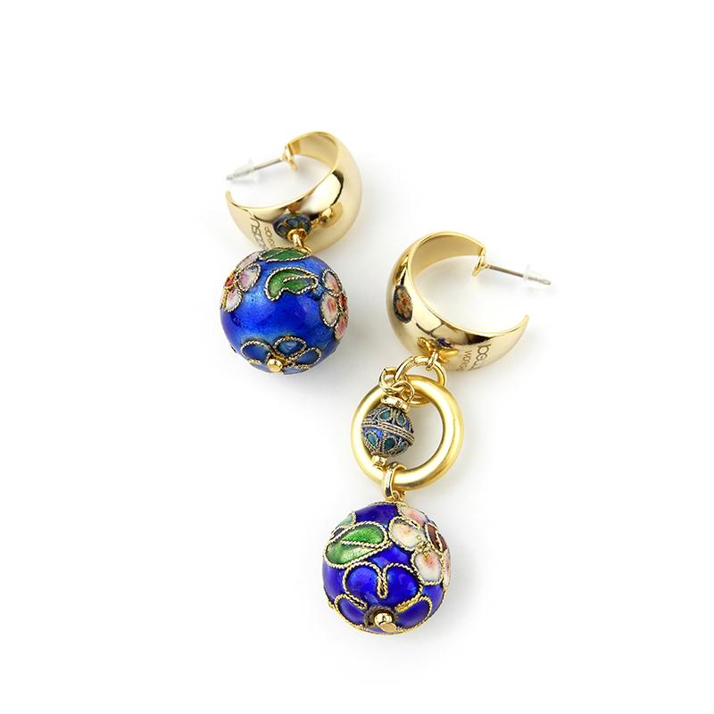 Wholesale Mustard Handmade Statement Earrings