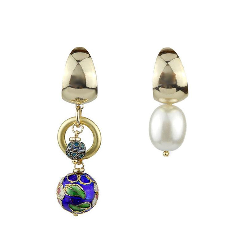 Wholesale Ivory Handmade Statement Earrings