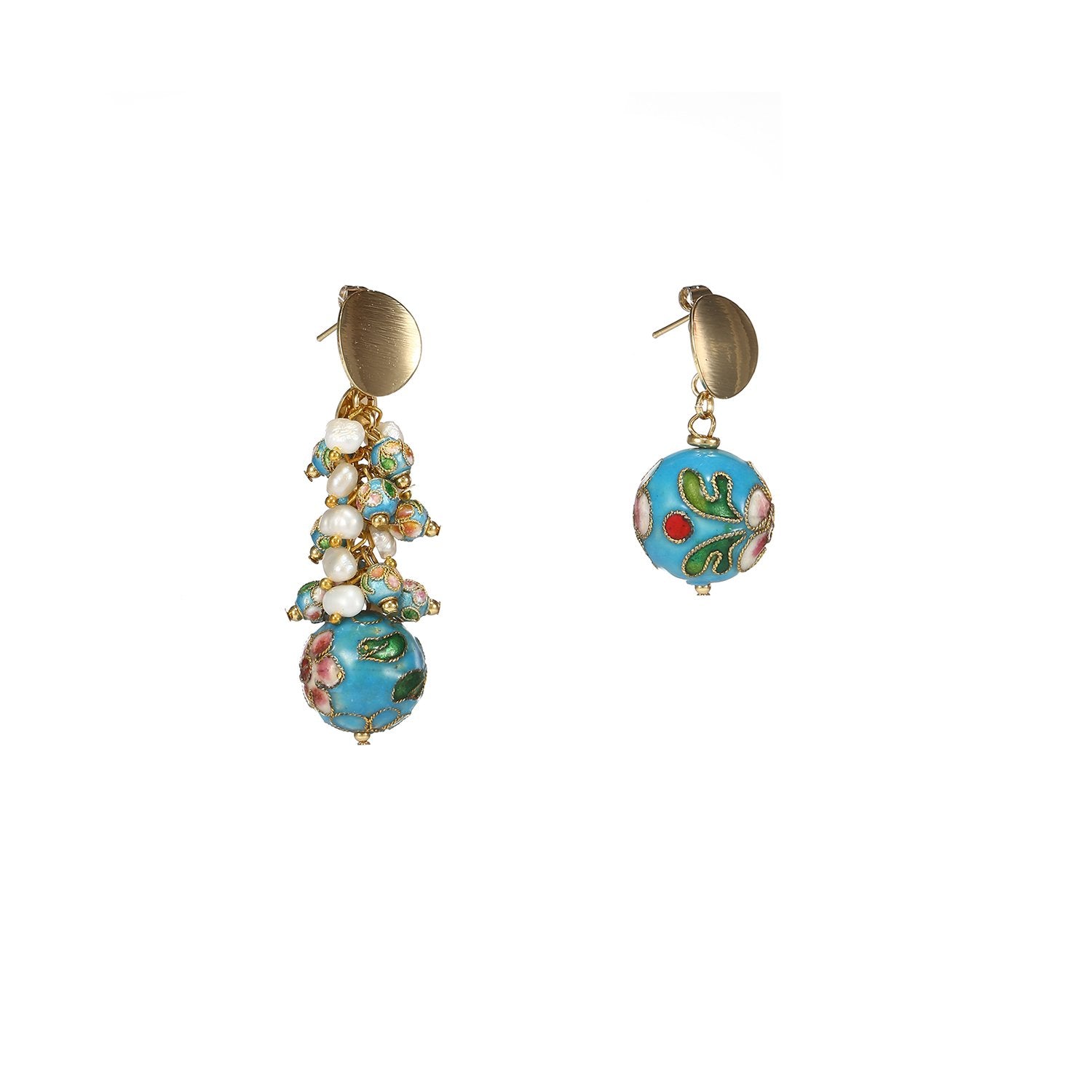 Wholesale Asymmetrical Pearl Earrings