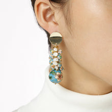 Load image into Gallery viewer, Discount Handmade Asymmetrical Pearl Earrings