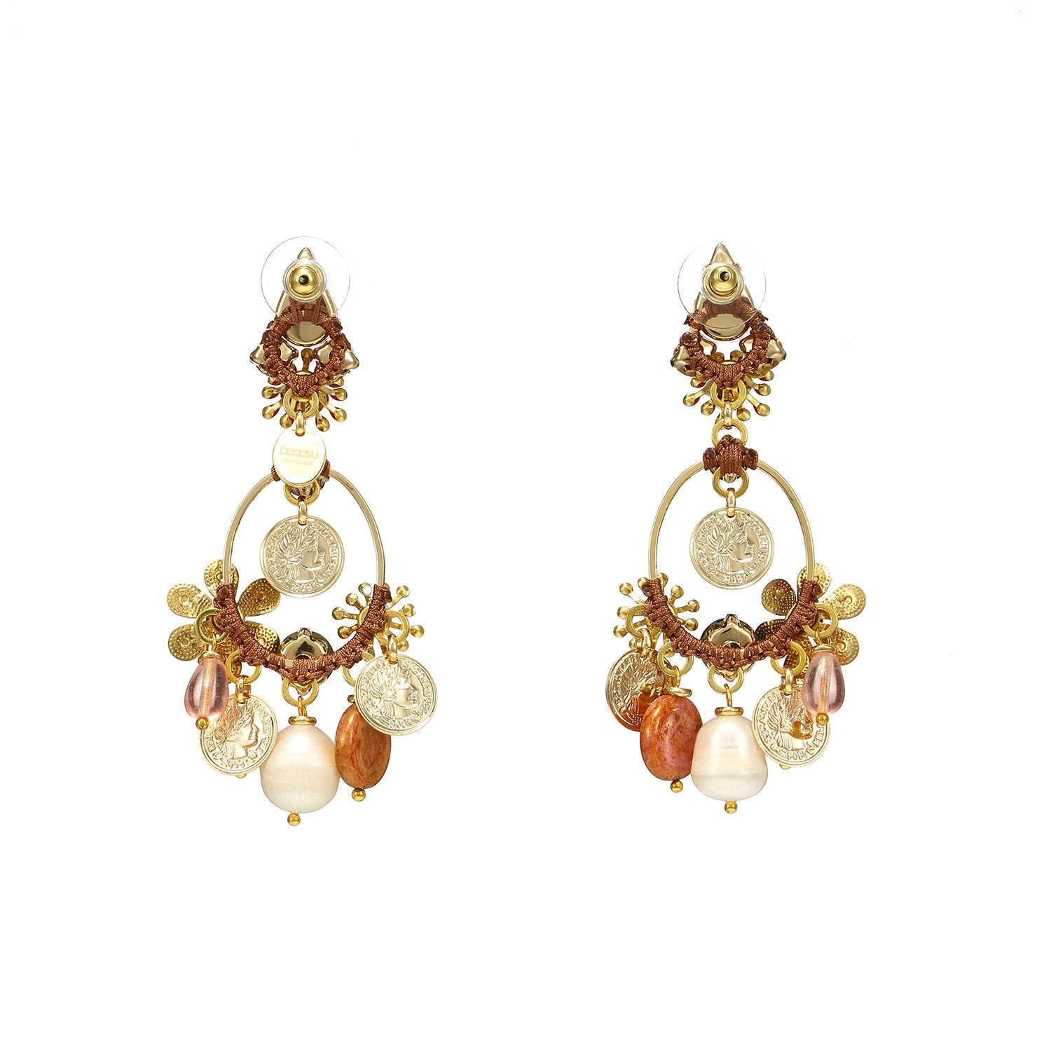 Wholesale Pearl Earrings Jewellery Handmade