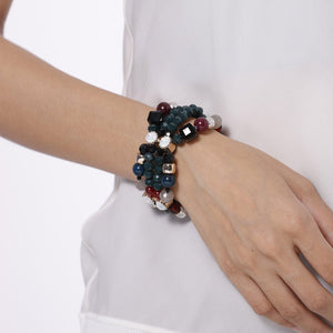 Custom Handmade Multi Strand Beaded Bracelet