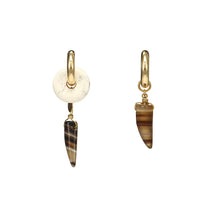 Load image into Gallery viewer, Discount Handmade Drop Chilli Agate Mismatched Earrings