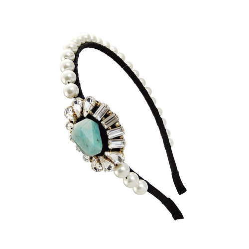 Wholesale Handmade Pearl Natural Stone Headband Gothic Jewelry Custom Bijoux