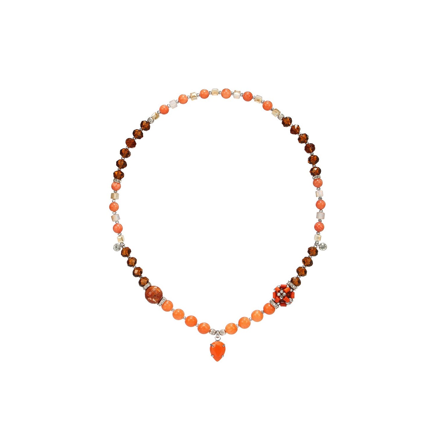 Wholesale Beautiful Pearl Stretchy Handmade Necklace & Bracelet Custom Bijoux