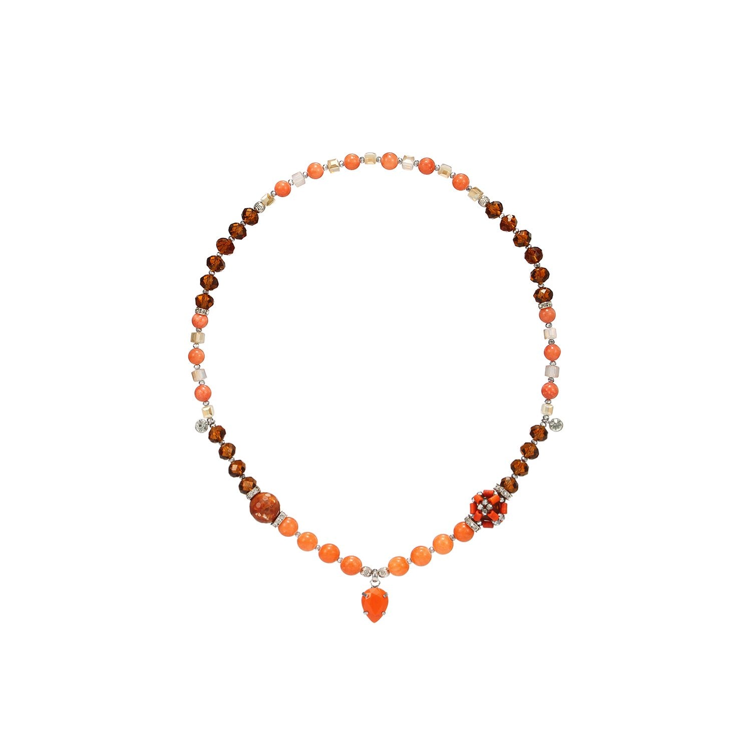 Wholesale Beautiful Pearl Stretchy Handmade Necklace & Bracelet Custom Bijoux