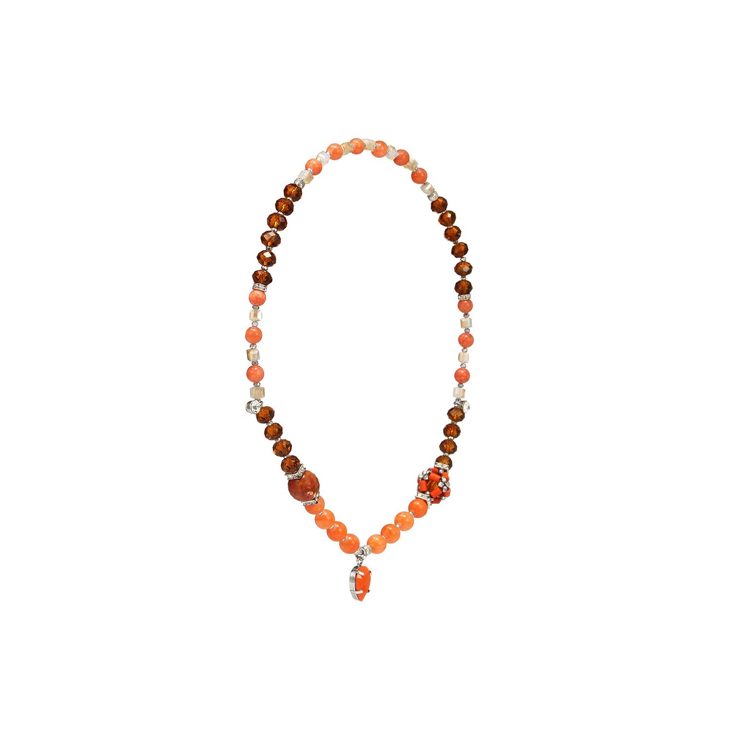 Custom Pearl Stretchy Handmade Necklace and Bracelet