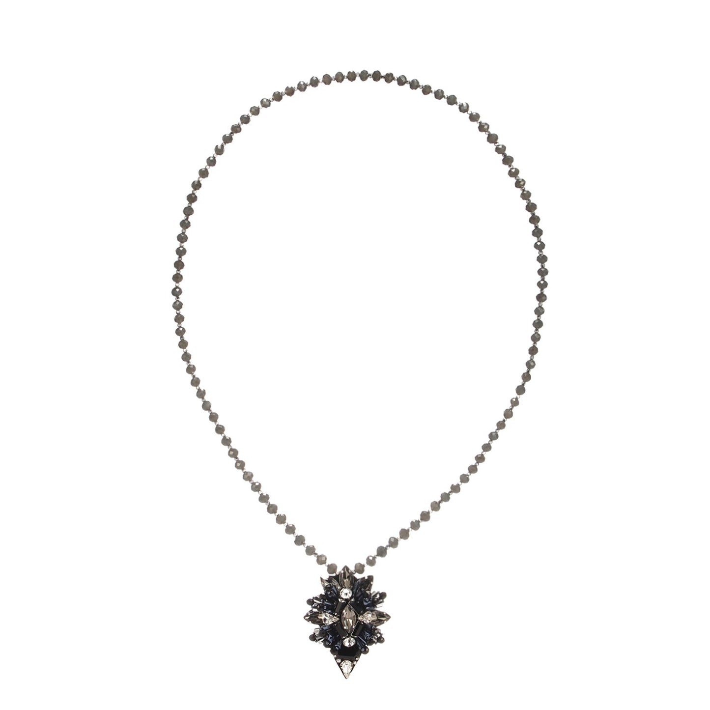 Wholesale Beautiful Pendent Bead Embroidery Pullover Handcrafted Necklace Custom Bijoux