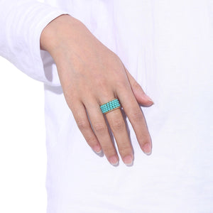Custom Stackable Beaded Handmade Unique Wedding Ring