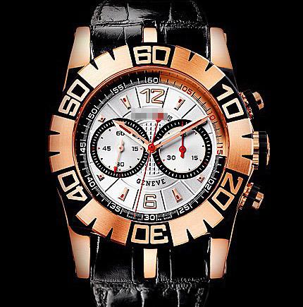Customized Famous Men's 18k Rose Gold Automatic Watches RDDBSE0224