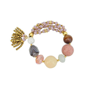 Wholesale Stretch Handmade Gemstone Bracelet Jewellery